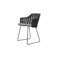 Choice Chair with Sled Legs dining chair by Cane-line, designed by Welling/Ludvik