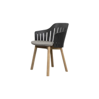 Choice Chair with Teak Legs dining chair by Cane-line, designed by Welling/Ludvik