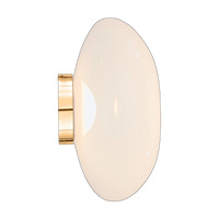 Melt Medium Surface Light, Opal with Gold Hardware by Tom Dixon