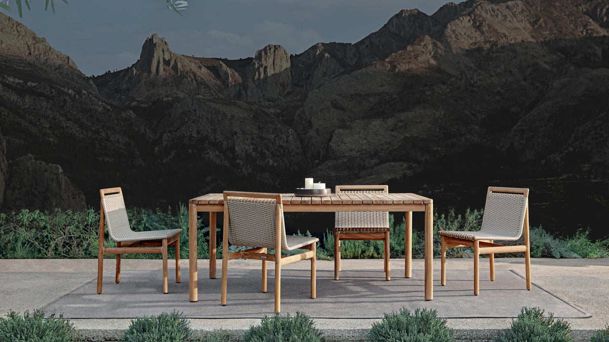 Montauk Dining Table Rect Teak 72'