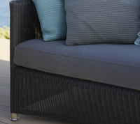Diamond 2-seater sofa patio lifestyle image by Cane-line