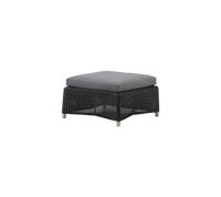 Diamond footstool graphite product image by Cane-line
