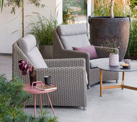 Diamond chair patio lifestyle image by Cane-line