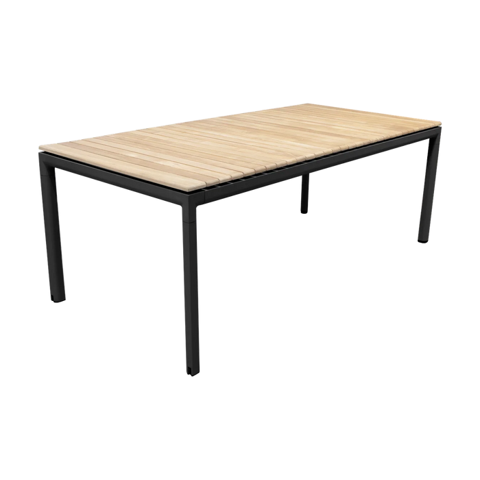 Drop dining table with extension by Cane-line