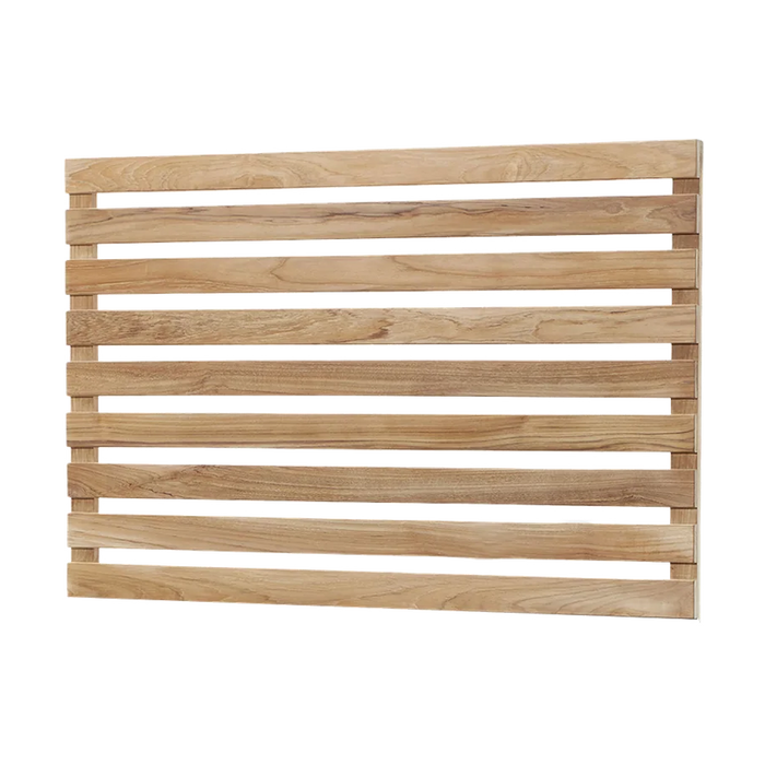 Drop teak wall for single kitchen module by Cane-line
