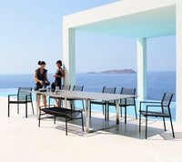 Edge armchair outdoor dining chair by Cane-line, designed by Strand+Hvass