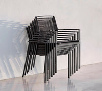 Edge armchair outdoor dining chair by Cane-line, designed by Strand+Hvass