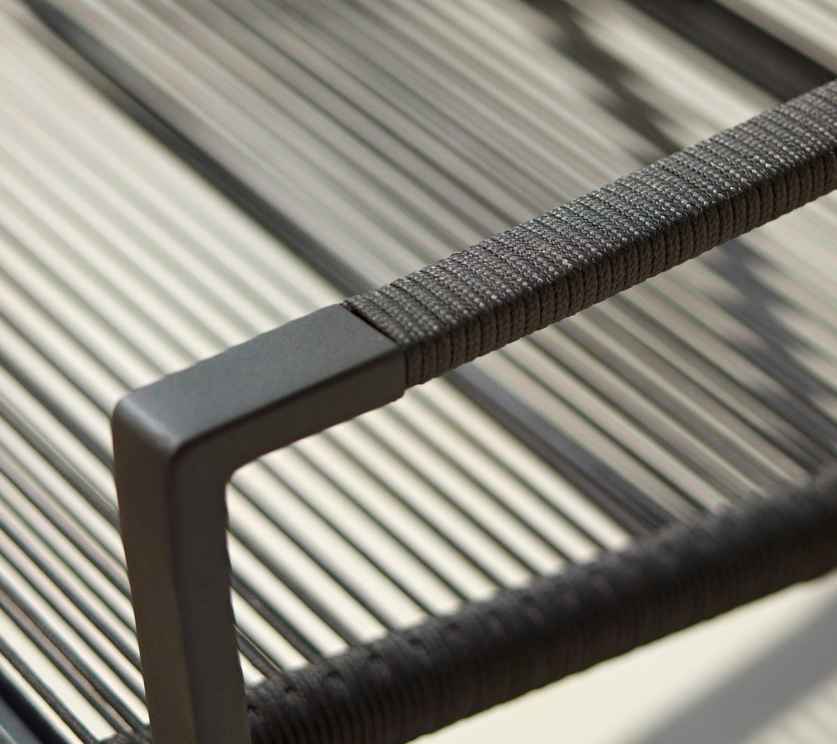 Edge armchair outdoor dining chair by Cane-line, designed by Strand+Hvass