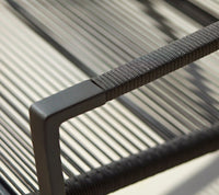 Edge armchair outdoor dining chair by Cane-line, designed by Strand+Hvass