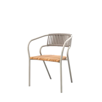 Eki Dining Armchair Rope outdoor dining chair by SKLD Studio, designed by Silvia Ceñal