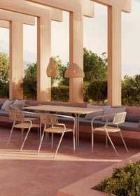 Eki outdoor furniture lifestyle image by SKLD Studio, designed by Silvia Ceñal