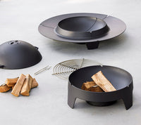 Ember fire pit small outdoor fireplace by Cane-line, designed by Strand+Hvass