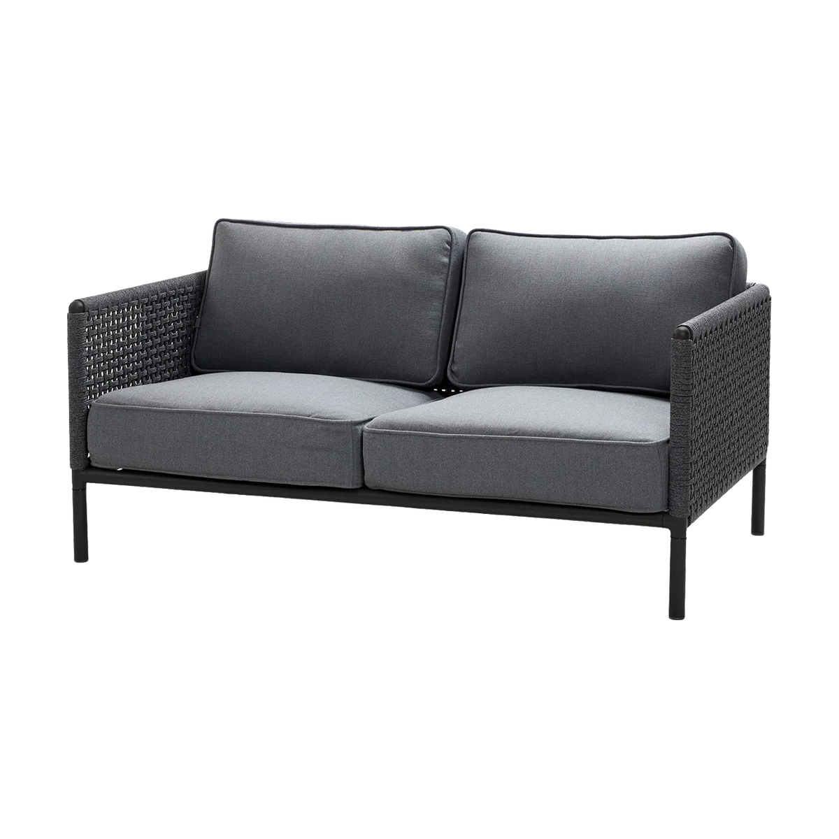 Encore 2 seater sofa outdoor sofa by Cane-line, designed by Foersom and Hiort-Lorenzen MDD