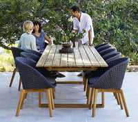 Endless table 332x100 cm by Cane-line