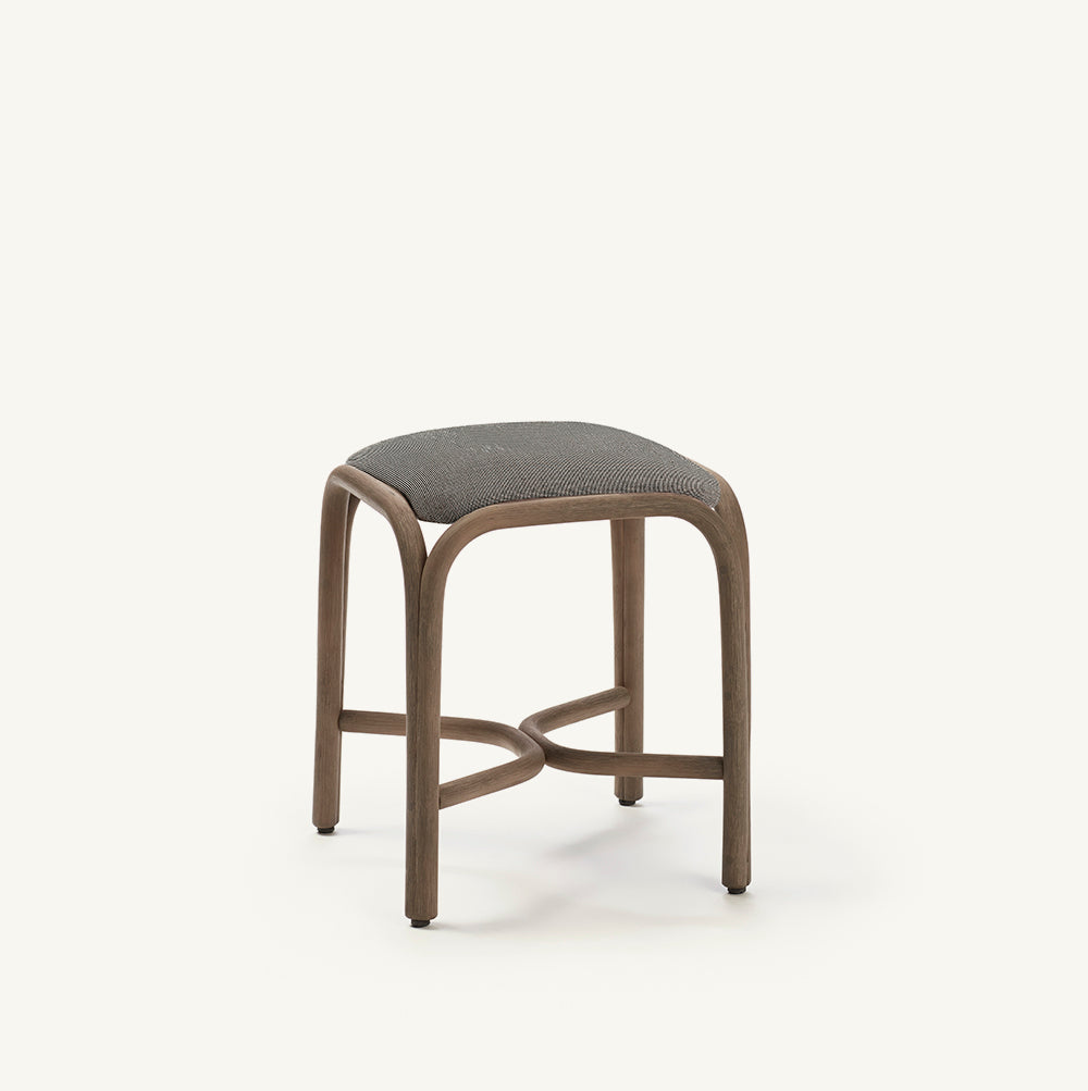 Fontal Upholstered Low Barstool