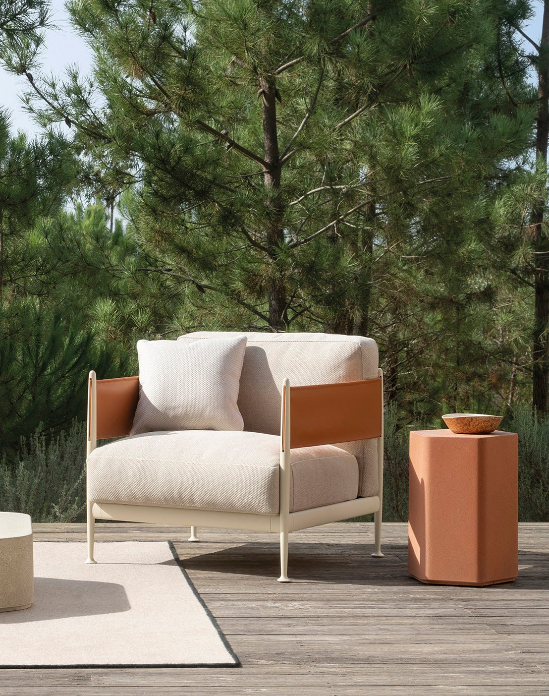 Talo Outdoor Hexagonal Side Table