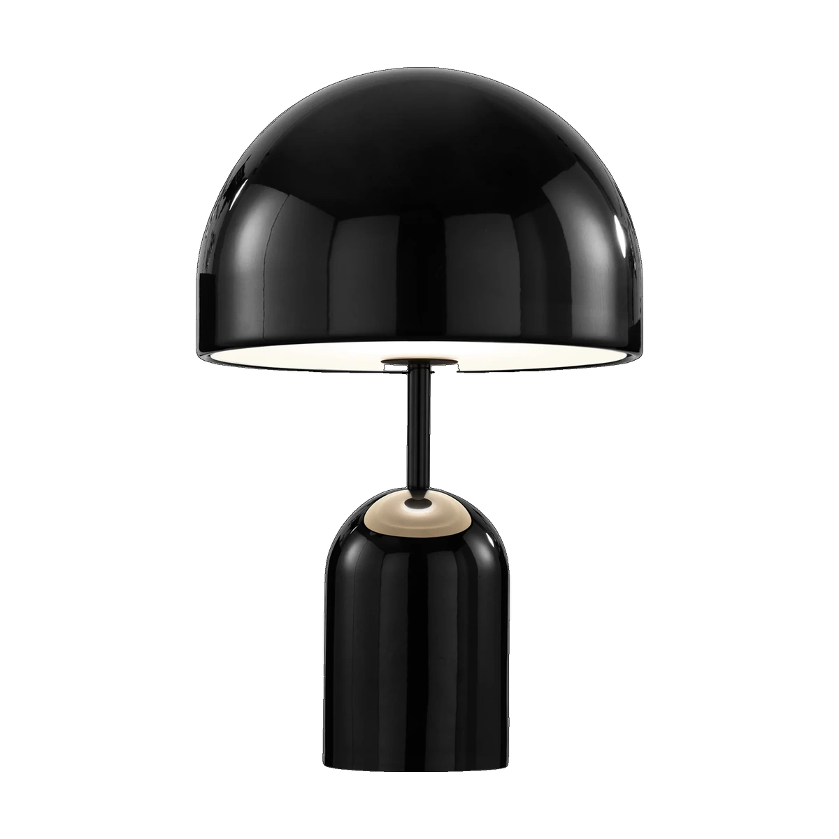 Tom Dixon Bell Table Light in black polished steel