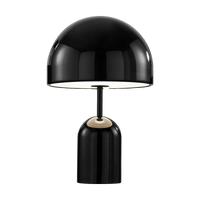 Tom Dixon Bell Table Light in black polished steel