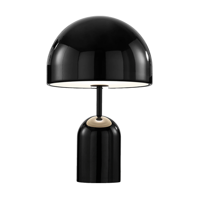 Tom Dixon Bell Table Light in black polished steel