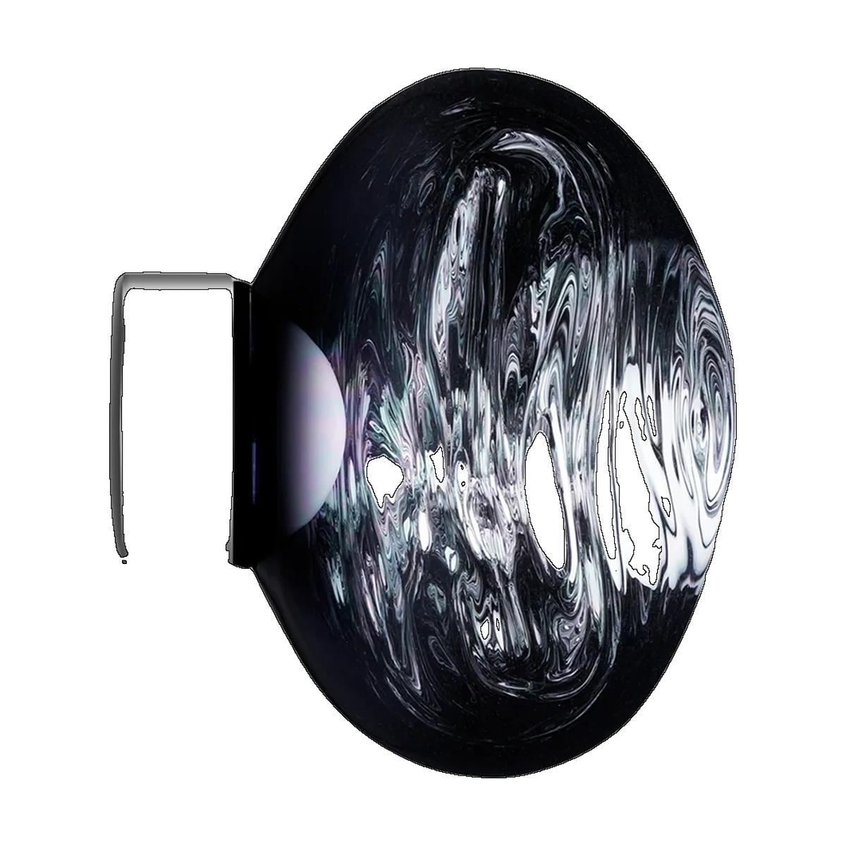Melt Mini Surface Light, Smoke Polished Polycarbonate by Tom Dixon