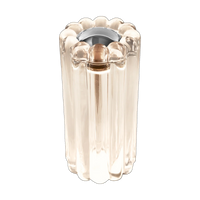 Tom Dixon Press Table Light in clear pressed glass