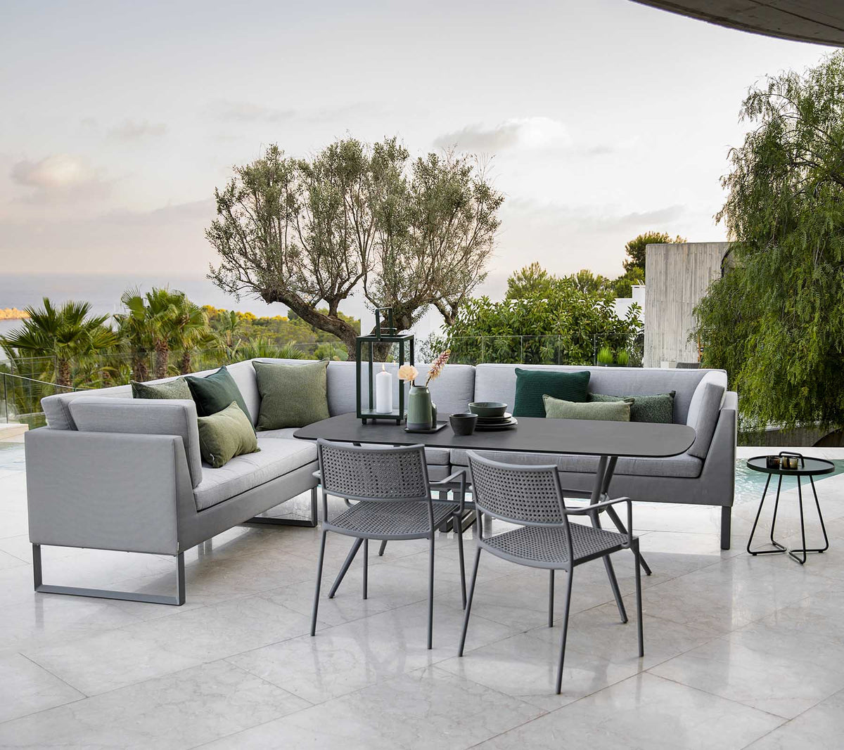 Flex 2-seater sofa right module by Cane-line