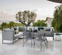 Flex 2-seater sofa right module by Cane-line