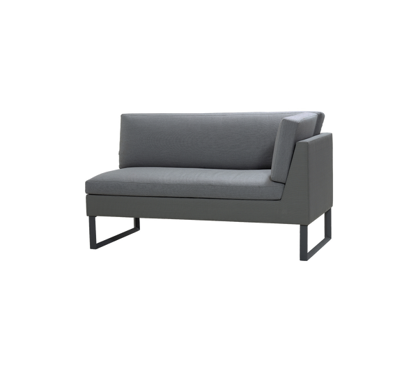 Flex 2-seater sofa left module by Cane-line