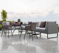Flex 2-seater sofa left module by Cane-line