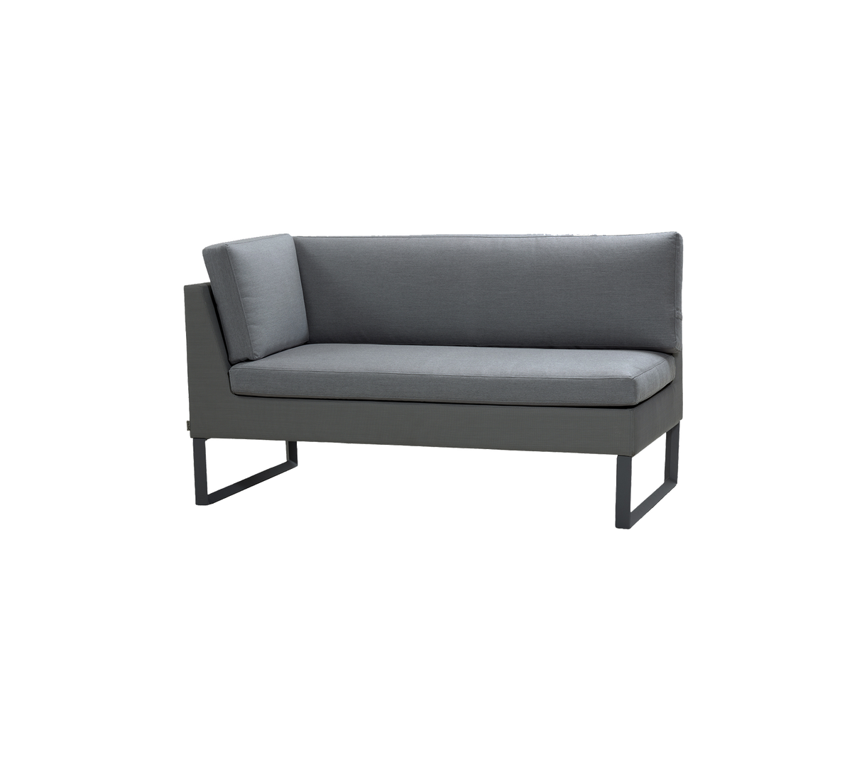 Flex 2-seater sofa right module by Cane-line