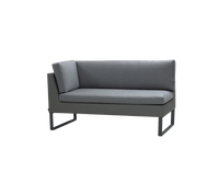 Flex 2-seater sofa right module by Cane-line
