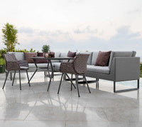 Flex 2-seater sofa right module by Cane-line