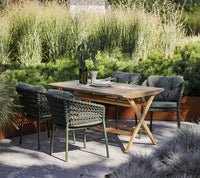 Flip folding table large by Cane-line