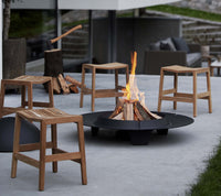 Flip stool by Cane-line