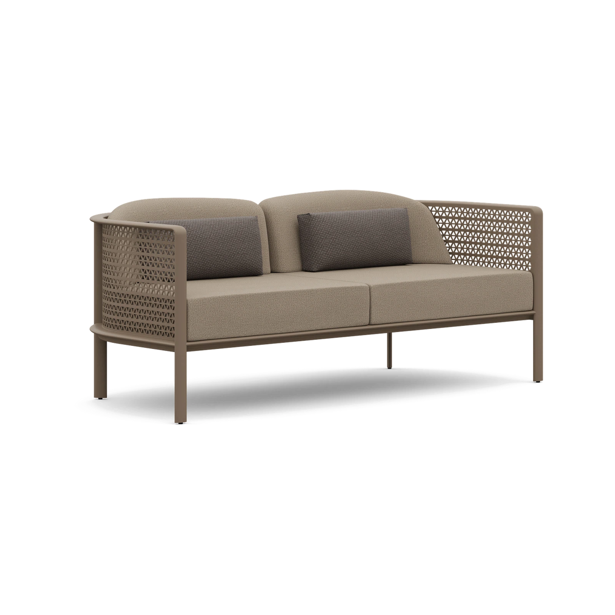 Gandia Blasco Arco 2 Seat Sofa in Bronze