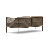 Gandia Blasco Arco 2 Seat Sofa in Bronze, side view