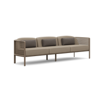 Gandia Blasco Arco 3 Seat Sofa in Bronze