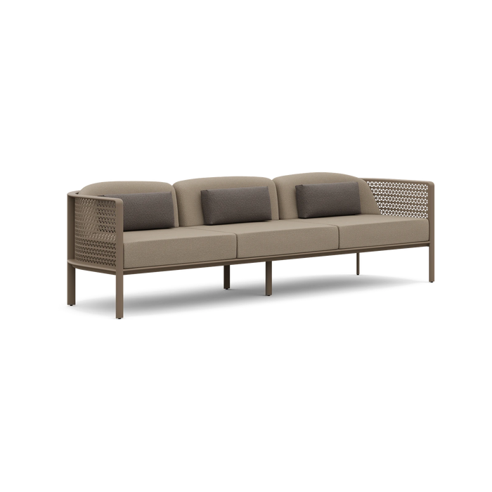 Gandia Blasco Arco 3 Seat Sofa in Bronze