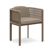 Gandia Blasco Arco Dining Armchair in Bronze