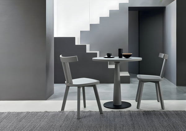 Gray Table Round