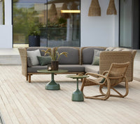 Glaze coffee table large lifestyle image by Cane-line