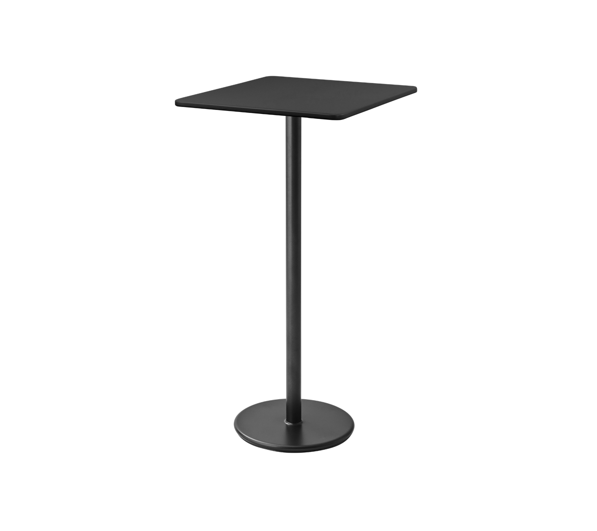 Go bar table 75x75 cm lava grey by Cane-line