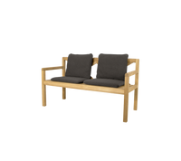 Grace 2-seater bench outdoor bench by Cane-line, designed by Foersom and Hiort-Lorenzen MDD