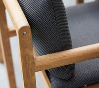 Grace 2-seater bench outdoor bench by Cane-line, designed by Foersom and Hiort-Lorenzen MDD