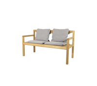 Grace 2-seater bench outdoor bench by Cane-line, designed by Foersom and Hiort-Lorenzen MDD