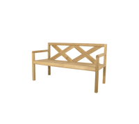 Grace 2-seater bench outdoor bench by Cane-line, designed by Foersom and Hiort-Lorenzen MDD