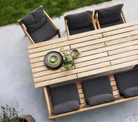 Grace 3-seater bench outdoor bench by Cane-line, designed by Foersom and Hiort-Lorenzen MDD