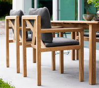 Grace chair outdoor dining chair by Cane-line, designed by Foersom and Hiort-Lorenzen MDD
