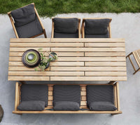 Grace chair outdoor dining chair by Cane-line, designed by Foersom and Hiort-Lorenzen MDD