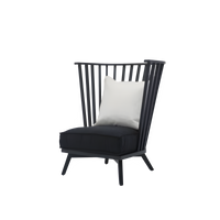 Gray Bergere Armchair
